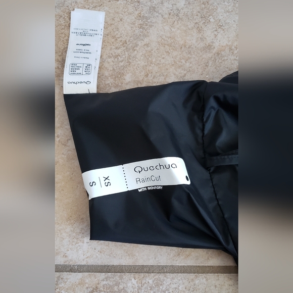 Quecha raincut, rainjackey, small-xsmall, black - Picture 4 of 4